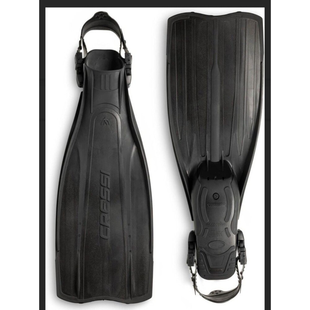 Cressi Lightweight Well-Balanced Adult Open Heel Scuba Diving Fins -